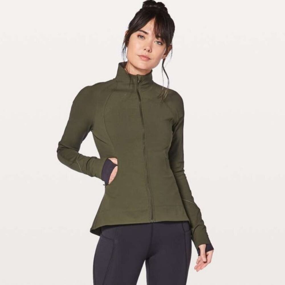 lululemon athletica Olive Green Jacket